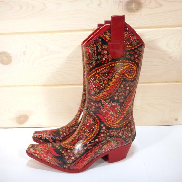womens cowgirl rain boots